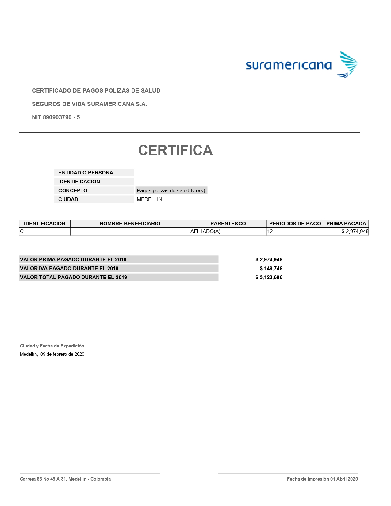 Certificado De Pagos Cdx My XXX Hot Girl